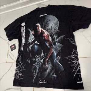 Limited Edition!! Marvel Black Spider-Man Graphic Tee